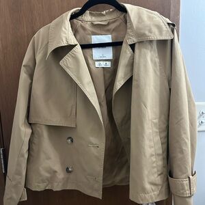 Abercrombie & Fitch Brown crop trench Jacket
